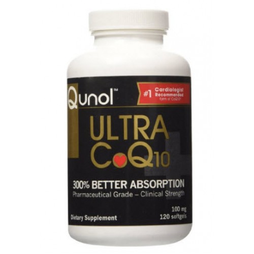 โคคิวเทน ราคาประหยัด ยี่ห้อ Qunol Ultra CoQ10 - 100% Soluble Coq10 100mg - 3X Better Absorption Coenzyme Q10 - 120 Softgels (4 Month Supply)